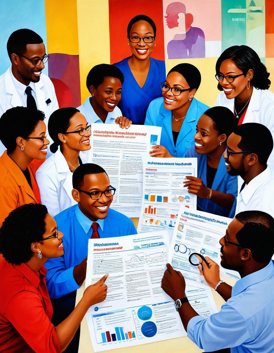 A diverse group of kidney health advocates engaged in a lively discussion, holding informational brochures on insurance coverage and patient rights. The background features symbolic elements like kidneys and health charts, creating a sense of empowerment and education. The atmosphere is vibrant and inspiring, with warm colors enhancing the advocacy theme. super-realistic. vibrant colors. painting.